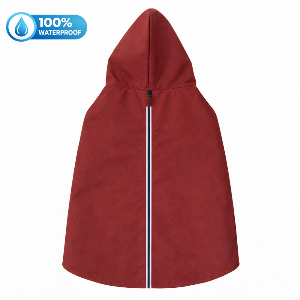 15 Furries Urban Red Dog Raincoat (100 % Waterproof)