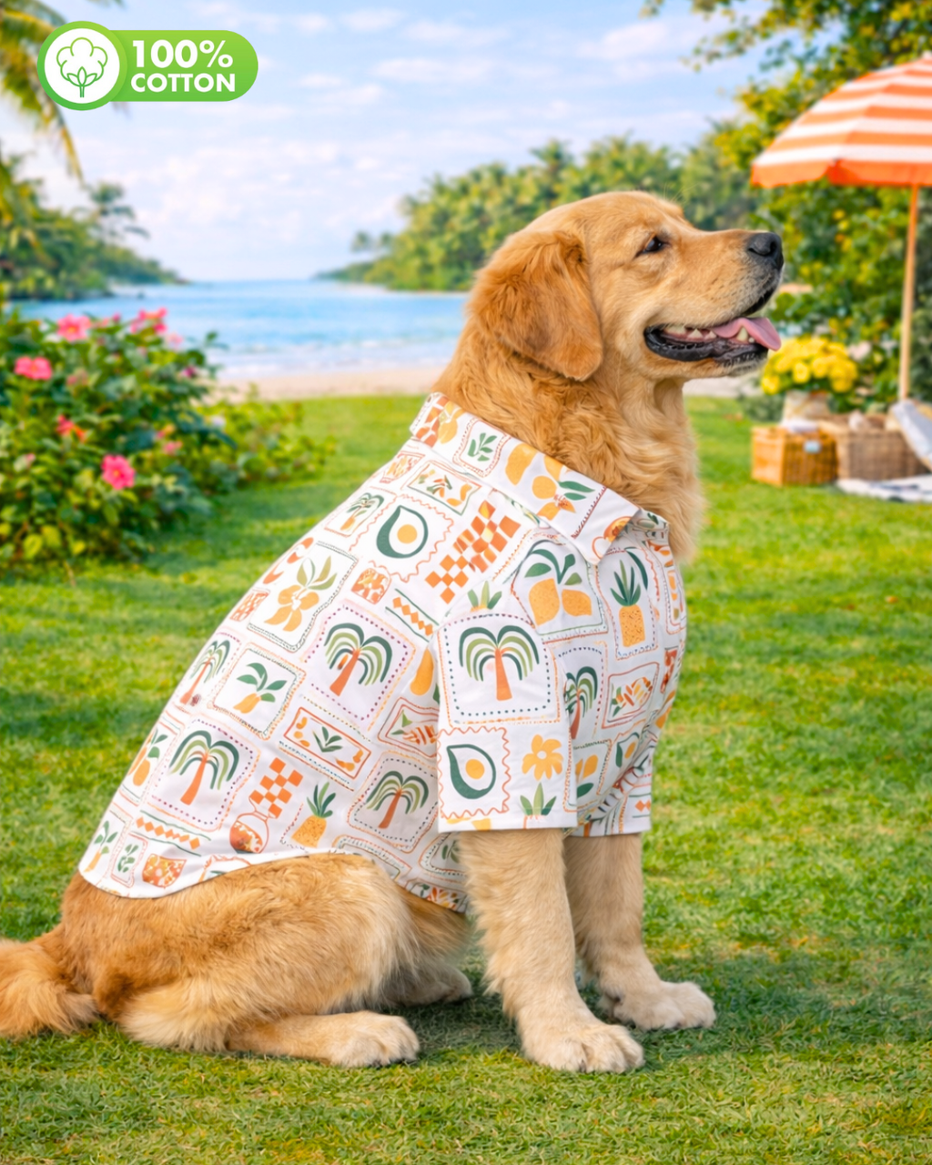 Fruits Tropical Cotton Dog Shirt