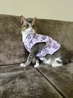 PURPLE MEOW CAT SHIRT
