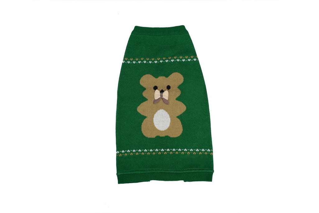 Green Teddy Sweater