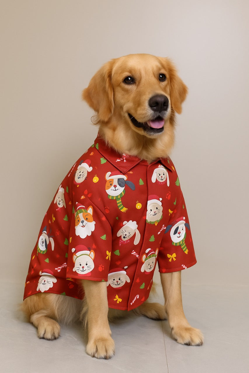 Santa Paws Dog Shirt