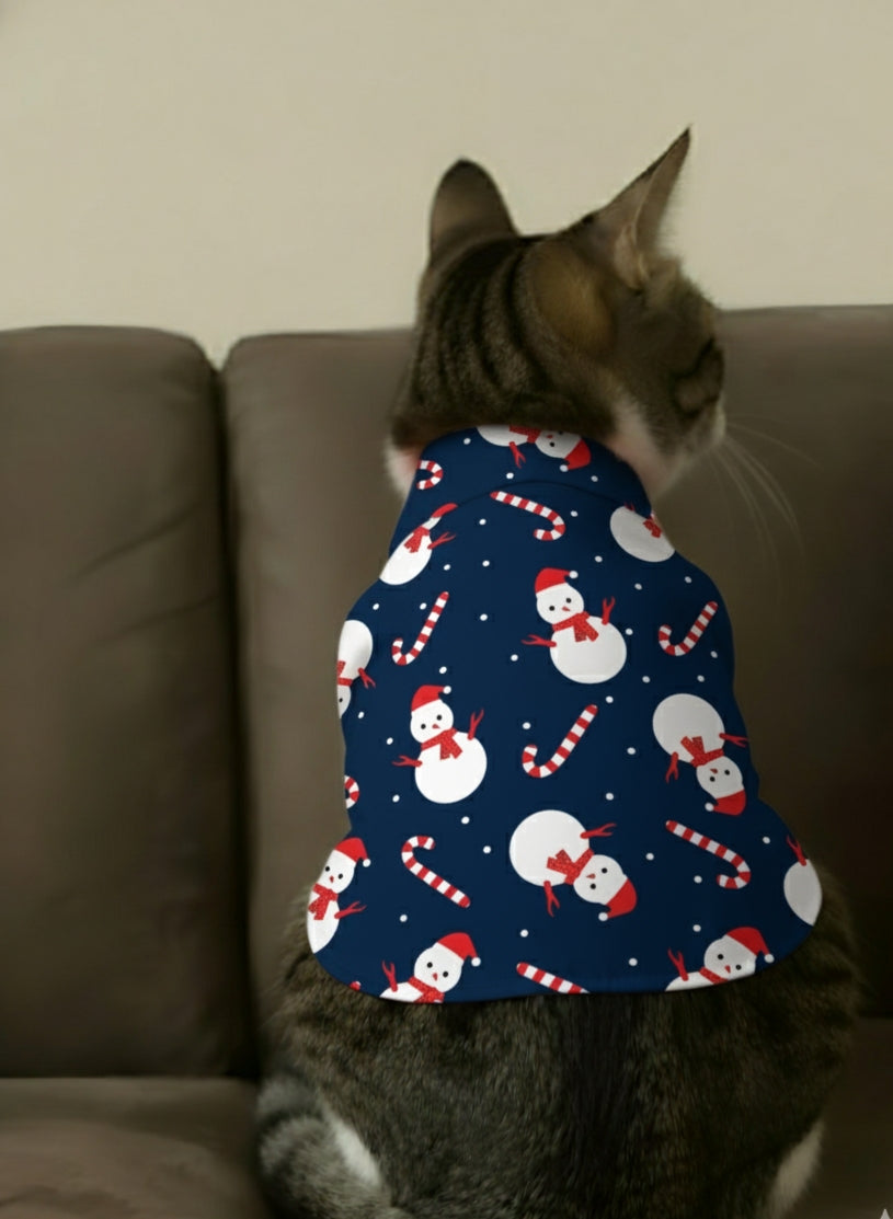 SNOWMAN CAT SHIRT
