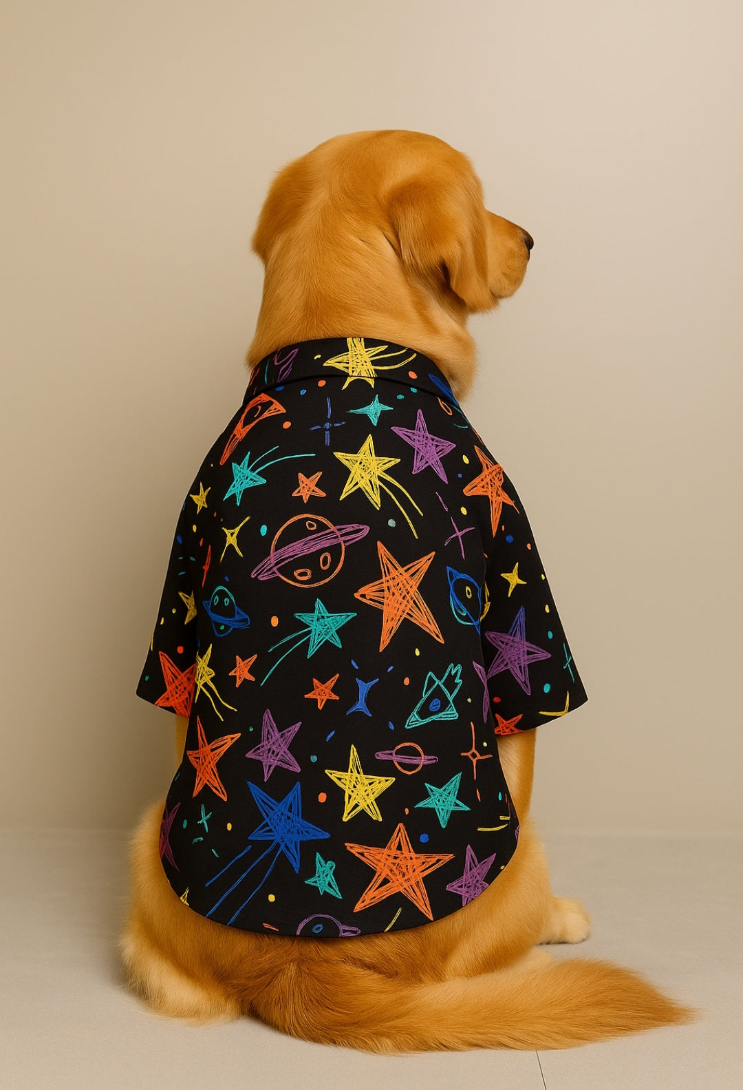 PLANETS & STARS  DOG SHIRT