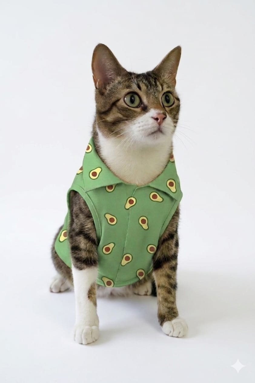 AVOCADO CAT SHIRT